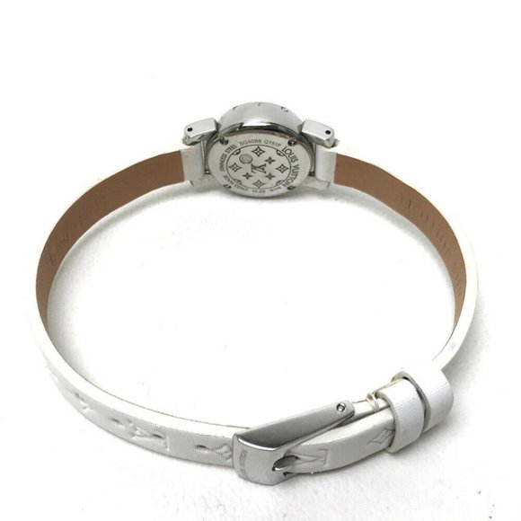 Authentic LOUIS VUITTON Rag Diamond Tambour Bijoux Wristwatch Q151P - Picture 8 of 8